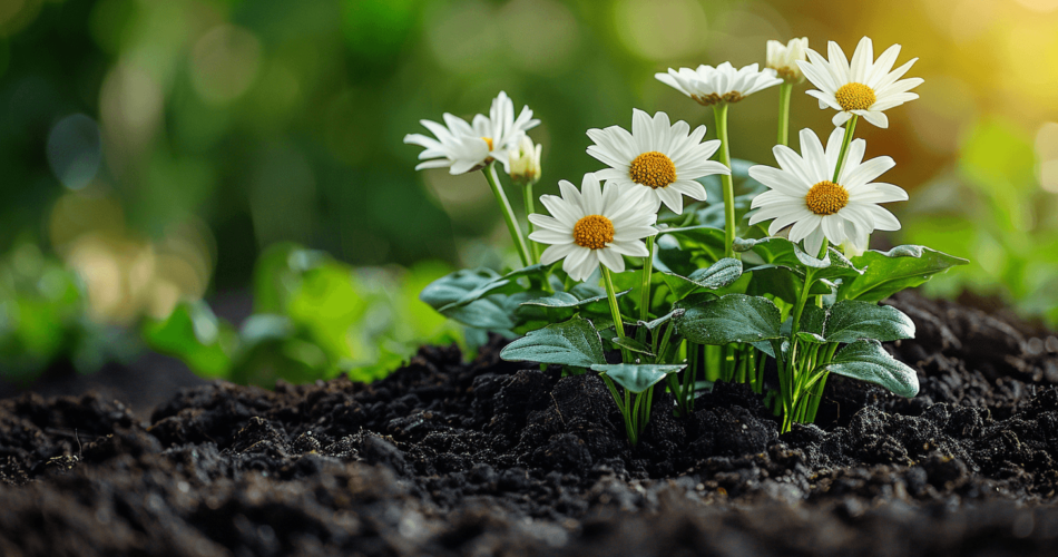 Daisies_in_soil