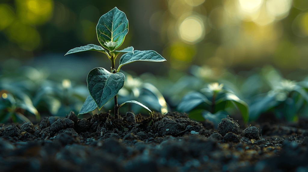 sprouting_Holly_in_the_soil